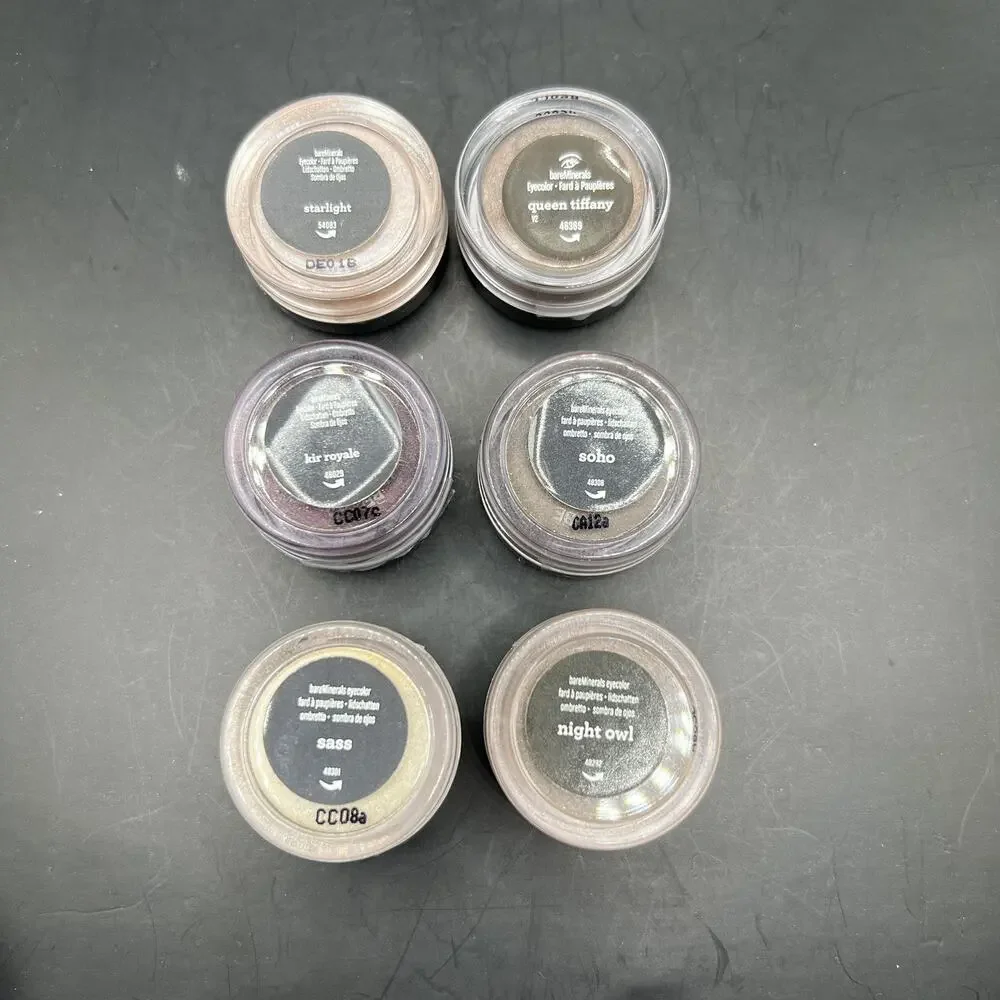 bareMinerals MINIS Eyecolor Shadow Loose Powder‎ SEALED Lot Of 6 .01oz